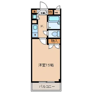 兵庫県加古川市加古川町平野【マンション】の間取り