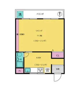 インペリアル岡崎【4階】の間取り