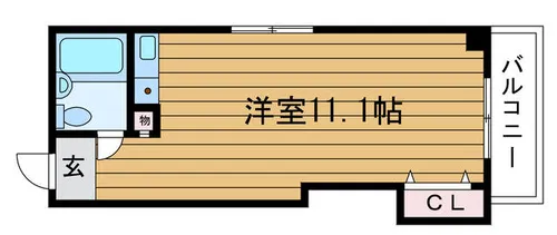 セリバテール山田南【3階】の間取り