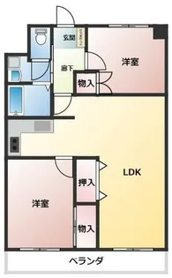 ヴォートセレスト【602号室】の間取り