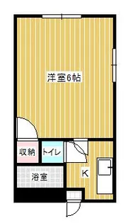 イースピア浅川【201号室】の間取り