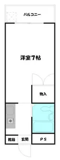 ロッキーコート広畑【606号室】の間取り