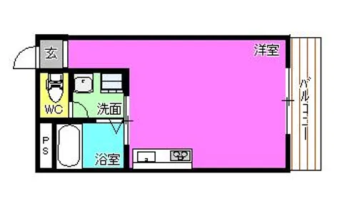 エコハイツ高砂駅前【2階】の間取り