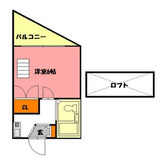 兵庫県明石市西明石東町【アパート】の間取り