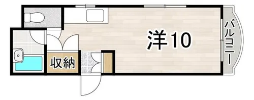 福岡県福岡市中央区地行2丁目【マンション】の間取り