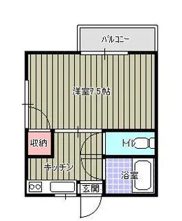 センチュリー山川【2階】の間取り