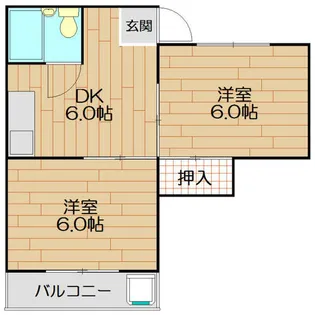 アルテ春日野道【3階】の間取り