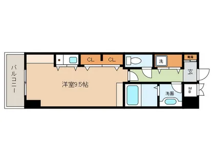 フレックス芦屋【6階】の間取り