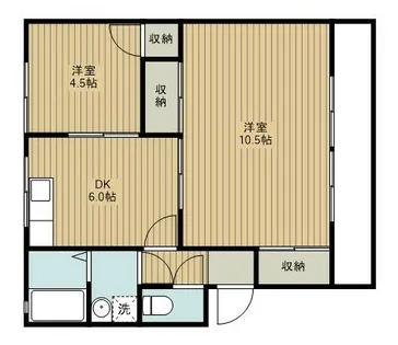 ボナノッテ【2階】の間取り