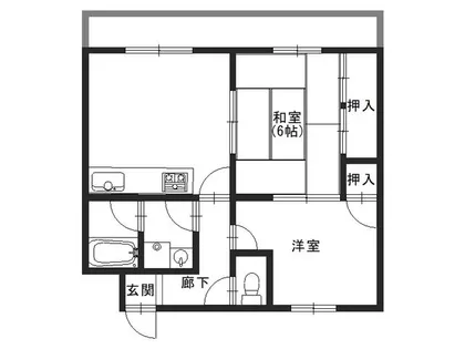 大阪府堺市北区奥本町1丁【マンション】の間取り