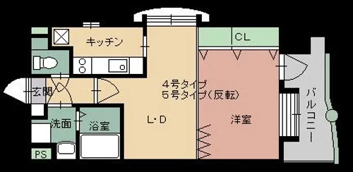 ニューサンリバー10番館【2階】の間取り