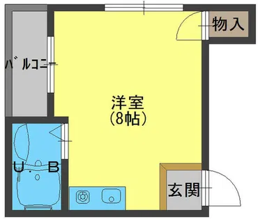 山本ビル【402号室】の間取り