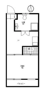 清新ビル【302号室】の間取り