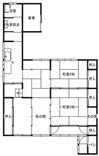 和歌山県海南市鳥居【一戸建】の間取り