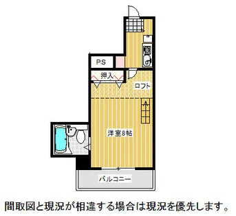 壽ビル【407号室】の間取り