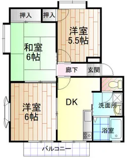 パークコート槻田 C棟【202号室】の間取り