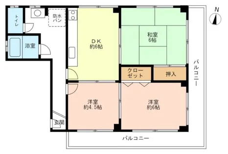 宮本マンション【4階】の間取り