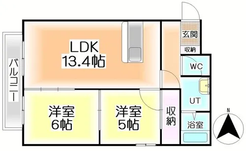 ベルトピア札幌Ⅲ【3階】の間取り