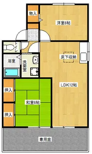 セゾンイチノセ【202号室】の間取り