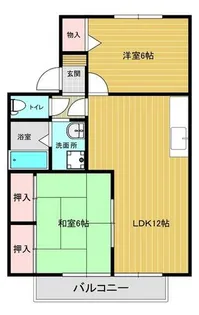 セゾンイチノセ【202号室】の間取り