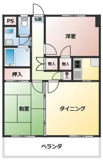 セ・ラ・ヴィ山手【8階】の間取り