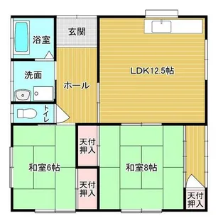 福岡県北九州市八幡西区則松6丁目【一戸建】の間取り