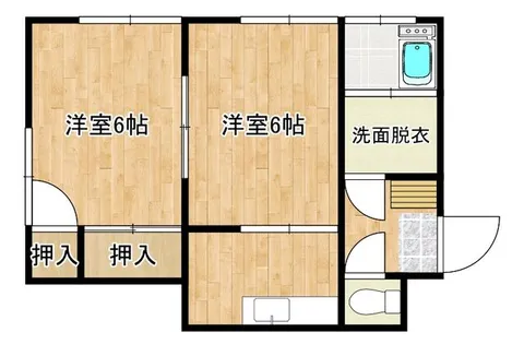 吉岡ビル【21号室】の間取り