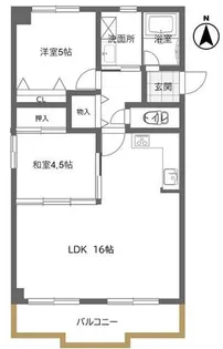 ロイヤル西宮北口【3階】の間取り
