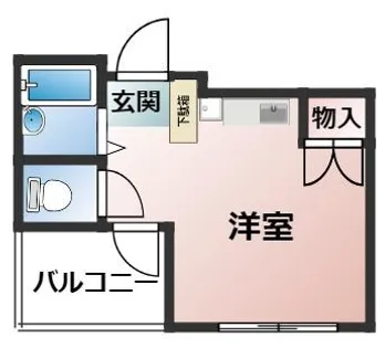 パストラル【202号室】の間取り