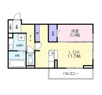 愛知県豊橋市平川本町3丁目【アパート】の間取り