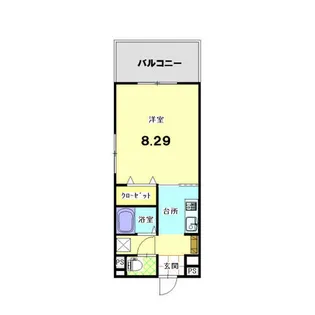 河村マンション【3階】の間取り