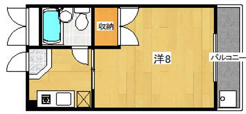 らいむはうす【3階】の間取り