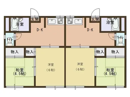 フォーブルノア【201号室】の間取り