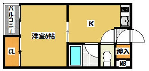 エステートツクイ【2階】の間取り