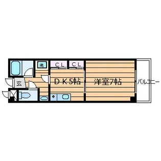 イースト・フィールド【6階】の間取り