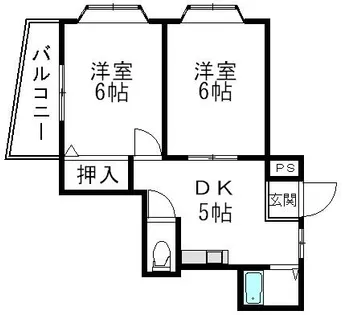 シグナスハイツ【301号室】の間取り