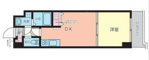 リッツ霧ヶ丘【8階】の間取り