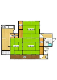 福岡県遠賀郡岡垣町大字上畑【一戸建】の間取り