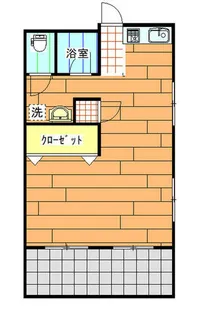 天籟寺コーポ【1階】の間取り