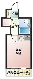 シャルムメゾン都島内代【301号室】の間取り