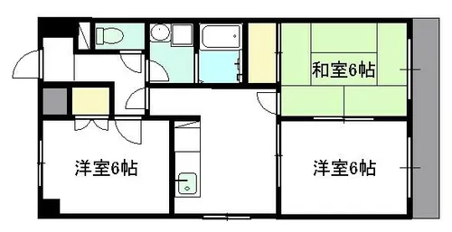 愛知県知立市新富2丁目【マンション】の間取り