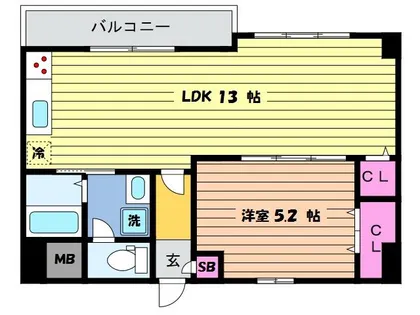 Duke御影(デューク)【5階】の間取り
