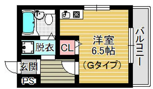 千船D【4階】の間取り