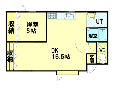 アクトハイツ【C-2号室】の間取り