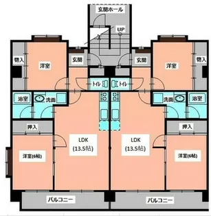 リヴェール義【2階】の間取り