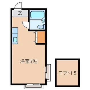 エレガンスハイツⅠ【205号室】の間取り