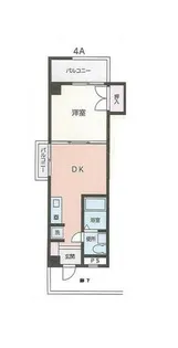 第2丸八マンション【2階】の間取り