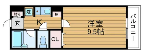大阪府吹田市泉町5丁目【マンション】の間取り