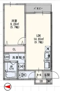 プライベートレジデンス西院【304号室】の間取り
