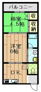 ブルーハイツ【1階】の間取り